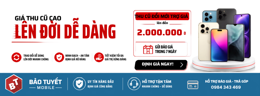 Bảo Tuyết Mobile hỗ trợ trả góp 0% lãi suất – liên kết nhiều ngân hàng