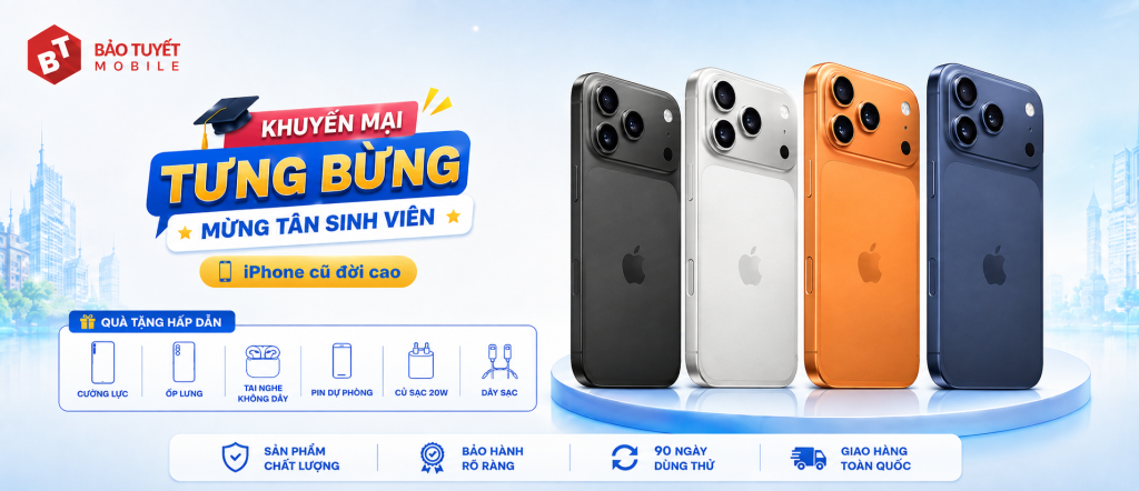 Bảo Tuyết Mobile Back to School – iPhone trả góp 0% lãi suất