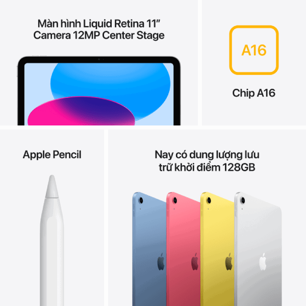 IPAD GEN 11 256GB WIFI MỚI CHÍNH HÃNG