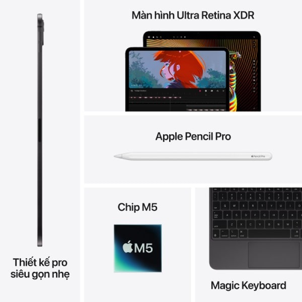 iPad Pro M5 11 inch Wifi 256GB VÀ 512GB MỚI CHÍNH HÃNG QUỐC TẾ