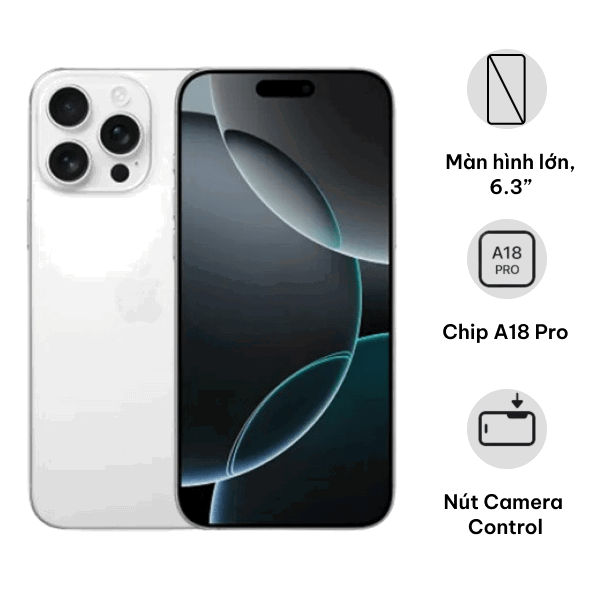 IPHONE 16 PRO 128GB VN/A CŨ 95% , CÒN MỚI 99% CHÍNH HÃNG VIỆT NAM