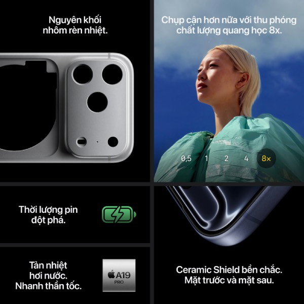 IPHONE 17 PRO 1T VN/A MỚI 100% BẢO HÀNH 12 THÁNG CHÍNH HÃNG VIỆT NAM
