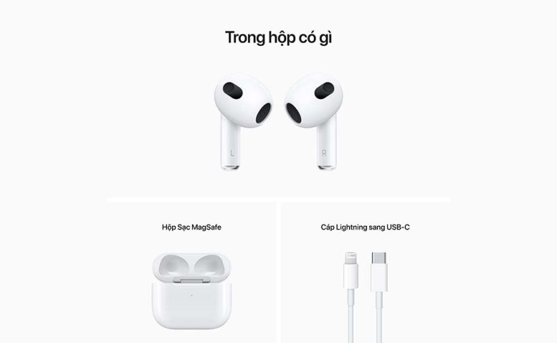 Tai Nghe Bluetooth Apple AirPods 3 2021 Fullbox Chính Hãng Apple